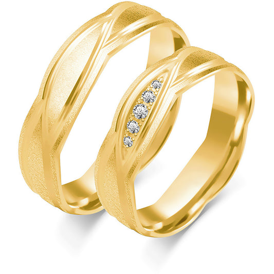 Jasloris 5.50 mm + 5.50 mm - 0,052 ct. Diamanten