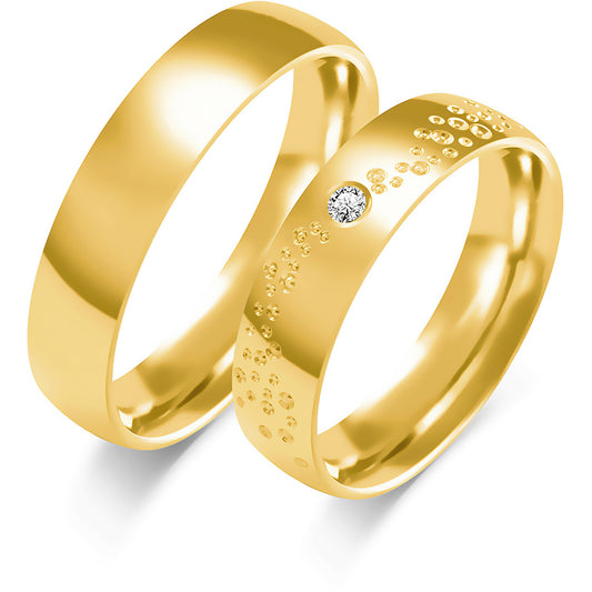 Westara 5.00 mm + 5.00 mm - 0,033 ct. Diamanten