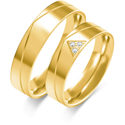 Zeloriana 5.00 mm + 5.00 mm - 0,027 ct. Diamanten