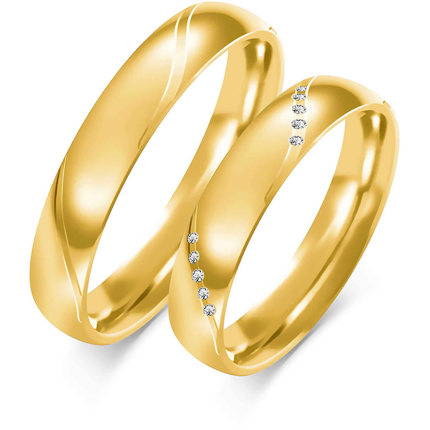 Clarilisse 4.00 mm + 4.00 mm - 0,1 ct. Diamanten