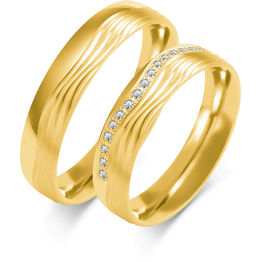 Dionara 4.50 mm + 4.50 mm - 0,095 ct. Diamanten