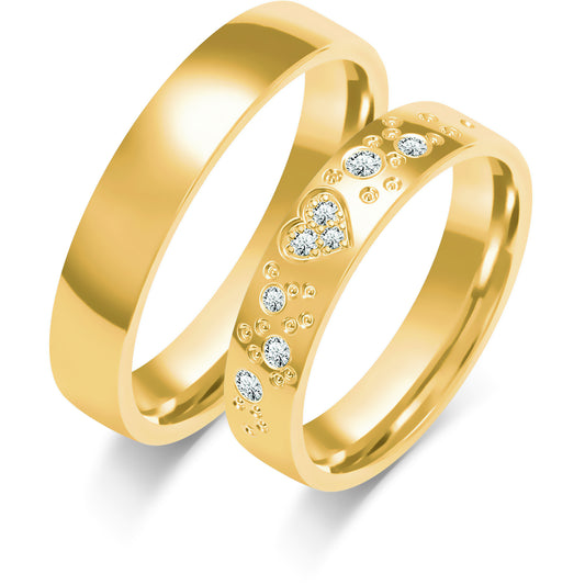 Fiorina 4.50 mm + 4.50 mm - 0,108 ct. Diamanten