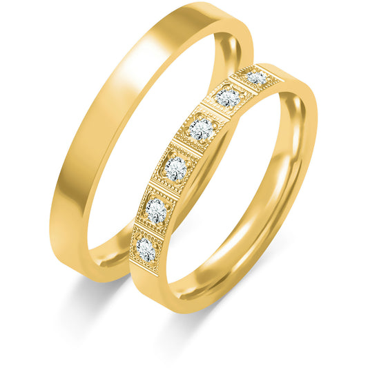 Thessalisse 3.00 mm + 3.00 mm - 0,132 ct. Diamanten