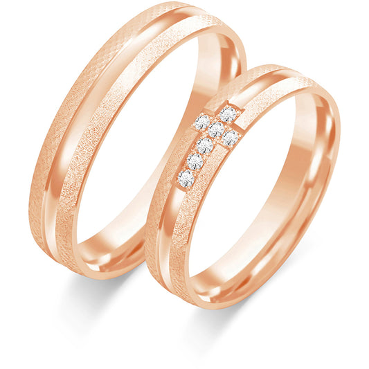 Elarissa 4.50 mm + 4.50 mm - 0,063 ct. Diamanten