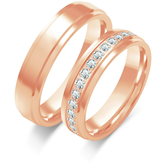 Aderina 5.00 mm + 5.00 mm - 0,66 ct. Diamanten