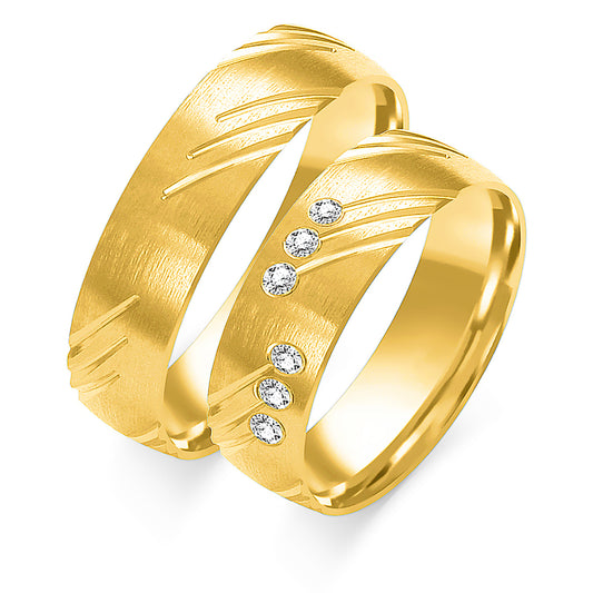 Diantha 6.00 mm + 6.00 mm - 0,084 ct. Diamanten