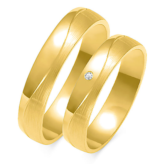 Esmée 4.50 mm + 4.50 mm - 0,014 ct. Diamanten