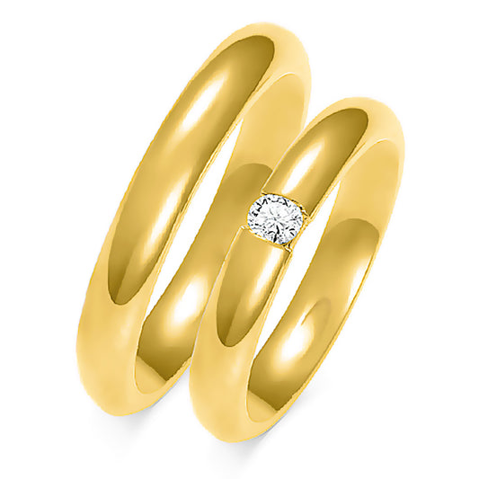 Estrella 3.50 mm + 3.50 mm - 3 ct. Diamanten