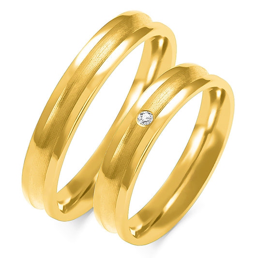 Genevra 4.00 mm + 4.00 mm - 0,033 ct. Diamanten