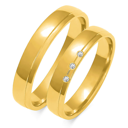 Giselda 4.00 mm + 4.00 mm - 0,027 ct. Diamanten