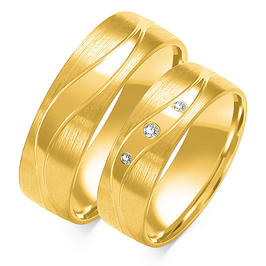 Janessa 5.50 mm + 5.50 mm - 0,032 ct. Diamanten