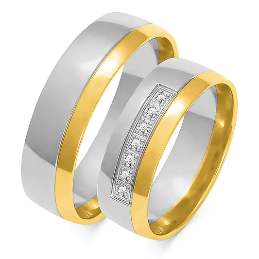 Felindria 6.50 mm + 6.50 mm - 0,098 ct. Diamanten
