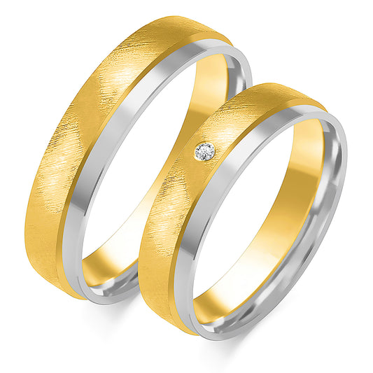 Liora Rose 4.50 mm + 4.50 mm - 0,009 ct. Diamanten