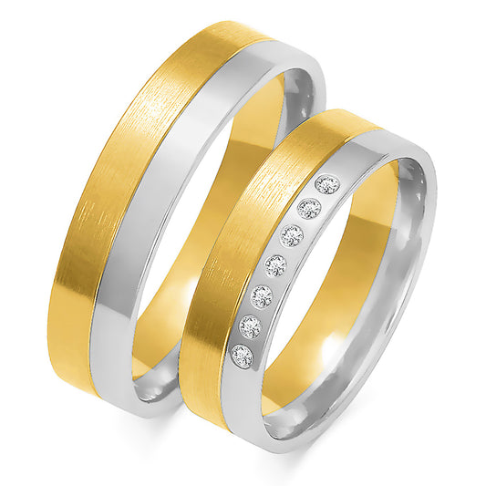 Nalirielle 5.50 mm + 5.50 mm - 0,063 ct. Diamanten