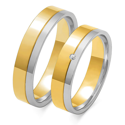 Norivana 5.00 mm + 5.00 mm - 0,014 ct. Diamanten