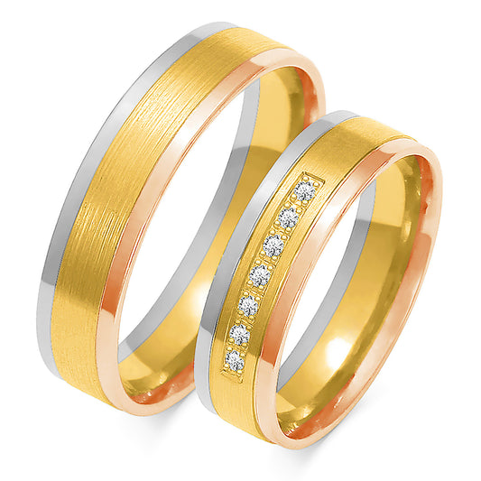 Saranessa 5.50 mm + 5.50 mm - 0,063 ct. Diamanten