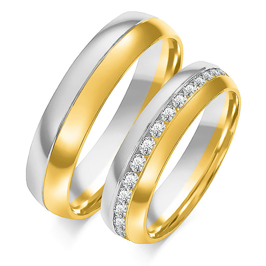 Ylondra 5.50 mm + 5.50 mm - 0,42 ct. Diamanten