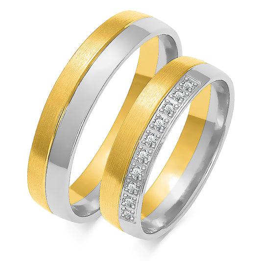 Zoralia 5.00 mm + 5.00 mm - 0,14 ct. Diamanten