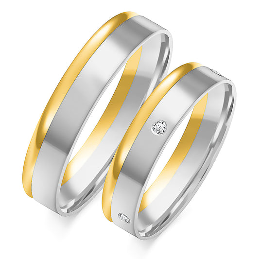 Illytha 4.50 mm + 4.50 mm - 0,07 ct. Diamanten