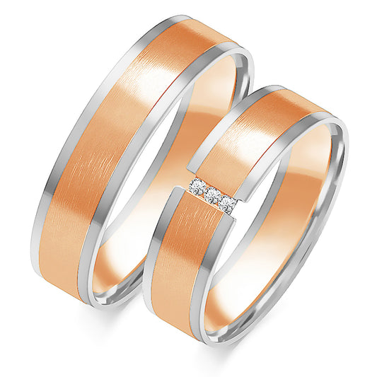 Kylindra 5.50 mm + 5.50 mm - 0,027 ct. Diamanten