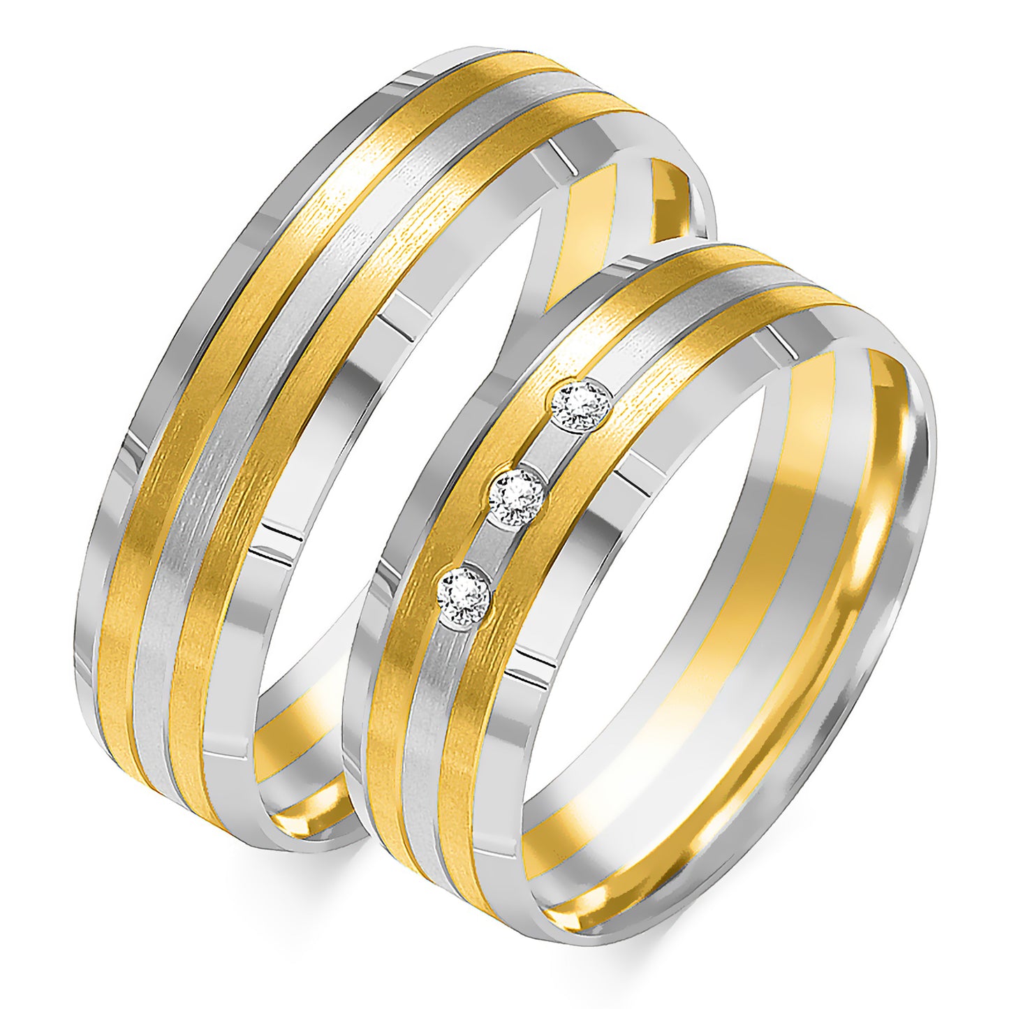 Mirelys 6.00 mm + 6.00 mm - 0,042 ct. Diamanten