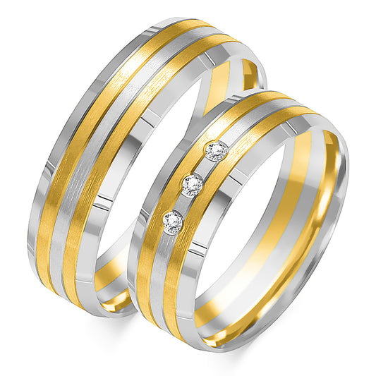 Mirelys 6.00 mm + 6.00 mm - 0,042 ct. Diamanten