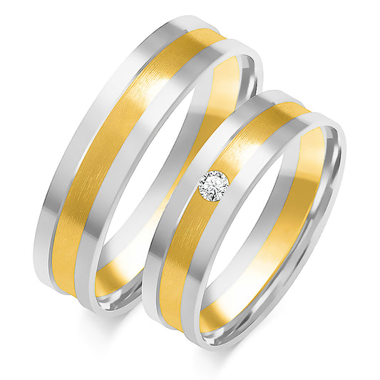 Serafina Lux 5.00 mm + 5.00 mm - 0,033 ct. Diamanten