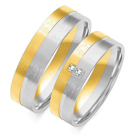Clarinia 5.50 mm + 5.50 mm - 0,018 ct. Diamanten