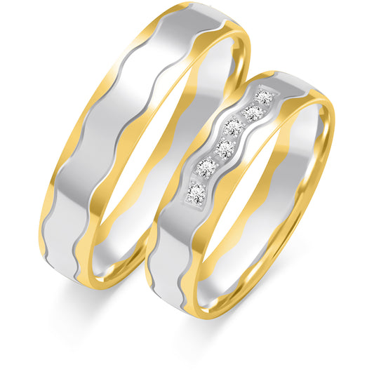 Giulissa 4.50 mm + 4.50 mm - 0,054 ct. Diamanten
