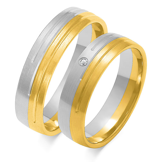 Koralyn 5.50 mm + 5.50 mm - 0,014 ct. Diamanten