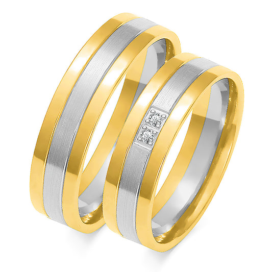 Nolavelle 5.50 mm + 5.50 mm - 0,028 ct. Diamanten