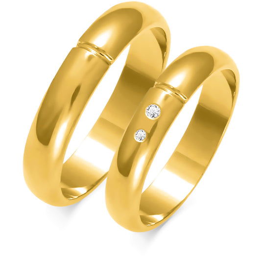 Orissara 4.00 mm + 4.00 mm - 0,036 ct. Diamanten