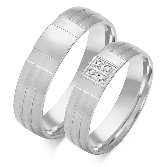 Selinea 5.00 mm + 5.00 mm - 0,056 ct. Diamanten