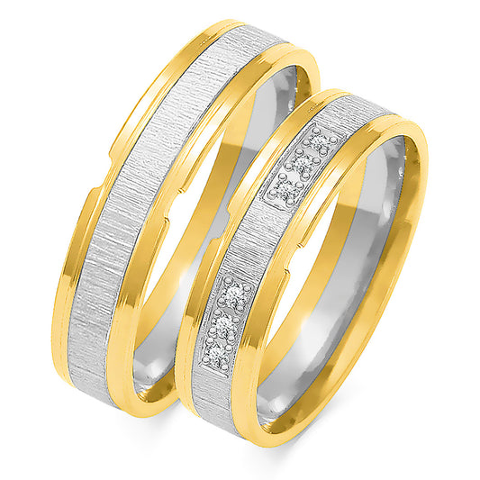 Umarella 5.00 mm + 5.00 mm - 0,084 ct. Diamanten