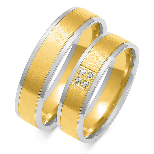 Xeralina 5.50 mm + 5.50 mm - 0,036 ct. Diamanten