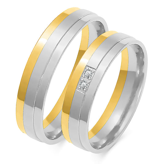 Isalara 5.00 mm + 5.00 mm - 0,028 ct. Diamanten