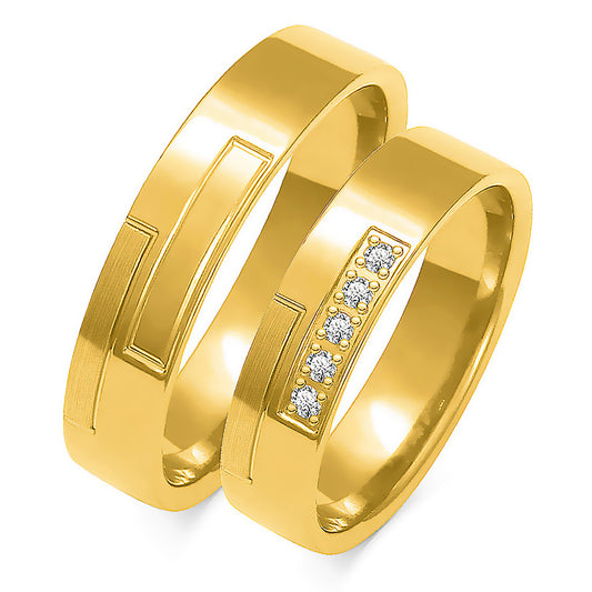 Loravine 5.00 mm + 5.00 mm - 0,07 ct. Diamanten