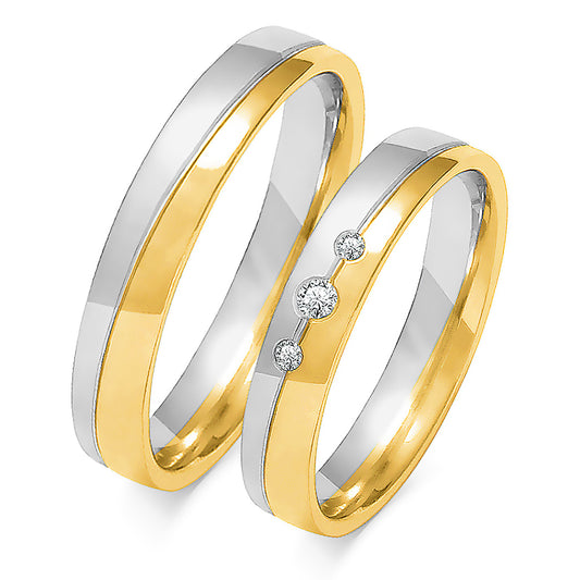 Brilavine 4.00 mm + 4.00 mm - 0,04 ct. Diamanten