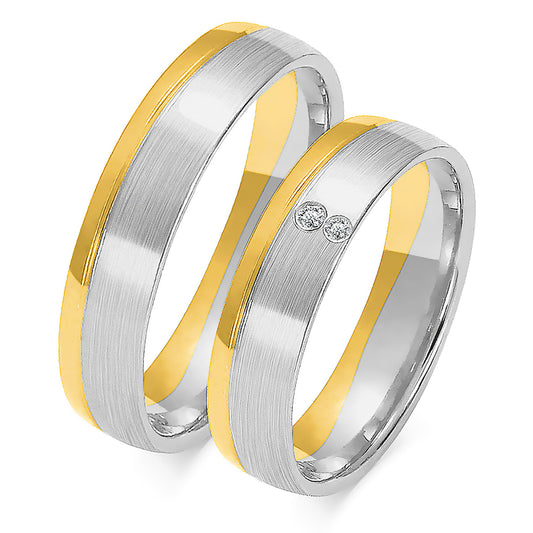 Falindra 5.00 mm + 5.00 mm - 0,023 ct. Diamanten