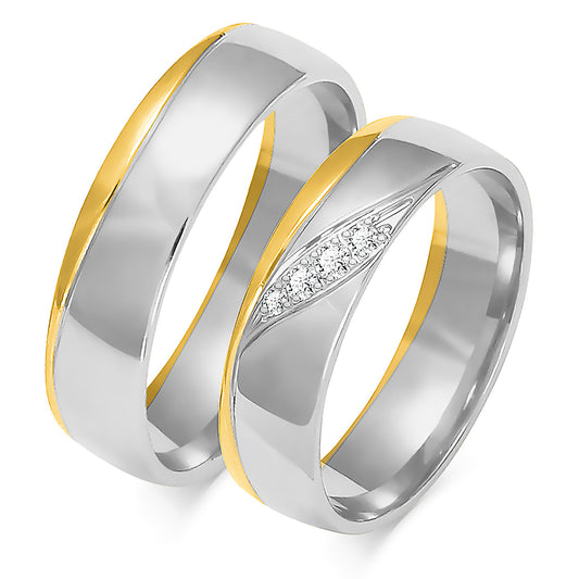 Ivandria 5.50 mm + 5.50 mm - 0,059 ct. Diamanten