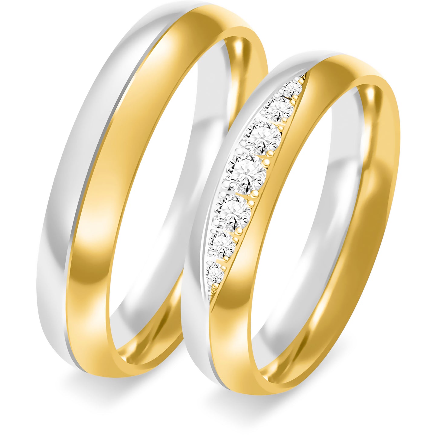 Jalisse 5.00 mm + 5.00 mm - 4,627 ct. Diamanten