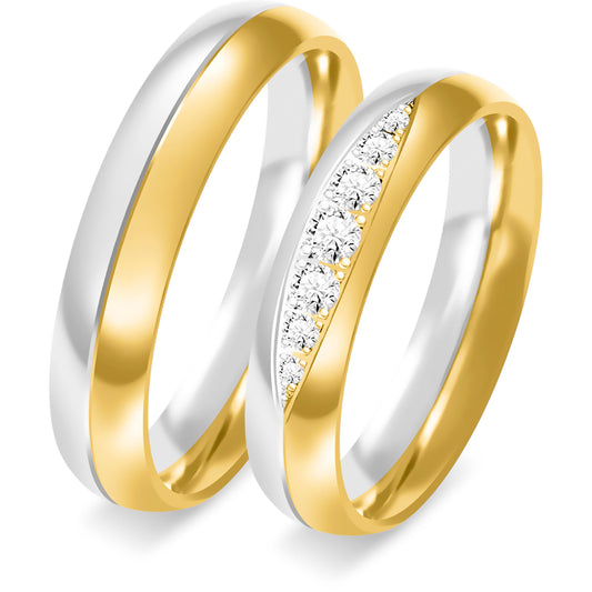 Jalisse 5.00 mm + 5.00 mm - 4,627 ct. Diamanten