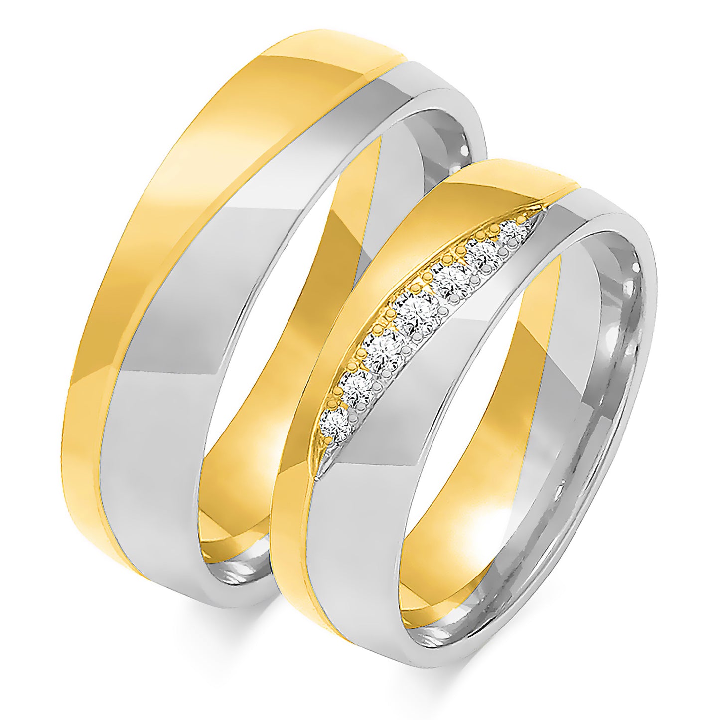 Ravelyssa 6.00 mm + 6.00 mm - 0,123 ct. Diamanten