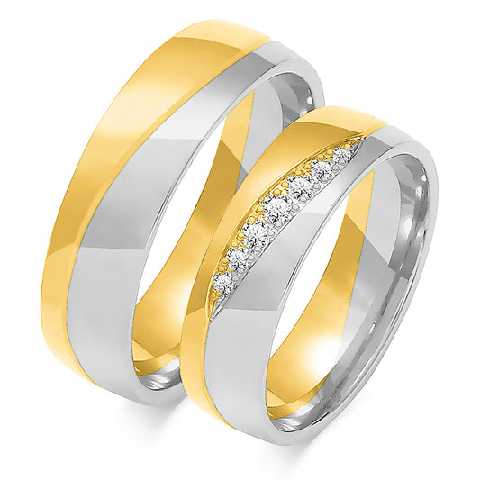 Ravelyssa 6.00 mm + 6.00 mm - 0,123 ct. Diamanten
