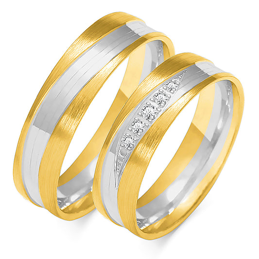 Damarisse 5.50 mm + 5.50 mm - 0,068 ct. Diamanten
