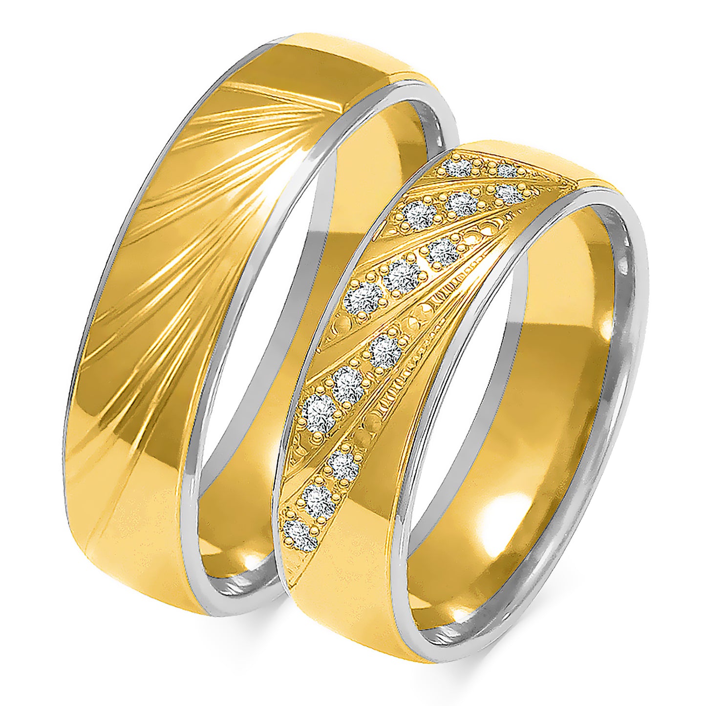 Elaravyn 6.00 mm + 6.00 mm - 0,171 ct. Diamanten