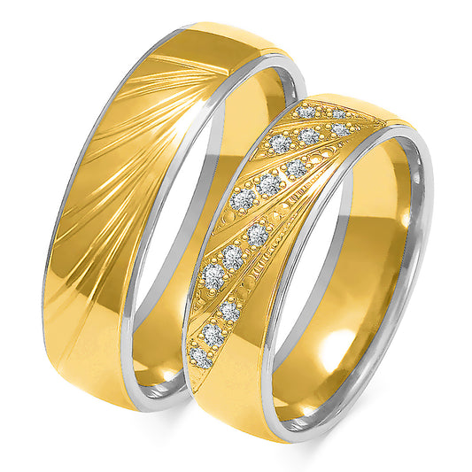 Elaravyn 6.00 mm + 6.00 mm - 0,171 ct. Diamanten