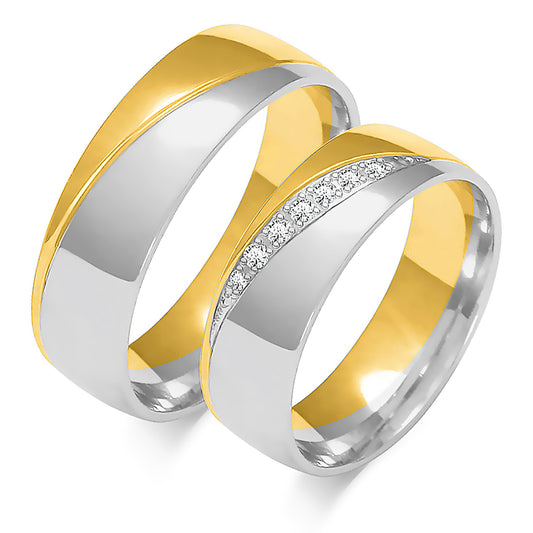 Islyra 6.00 mm + 6.00 mm - 0,088 ct. Diamanten
