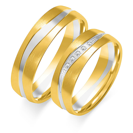 Lunariah 5.50 mm + 5.50 mm - 0,045 ct. Diamanten