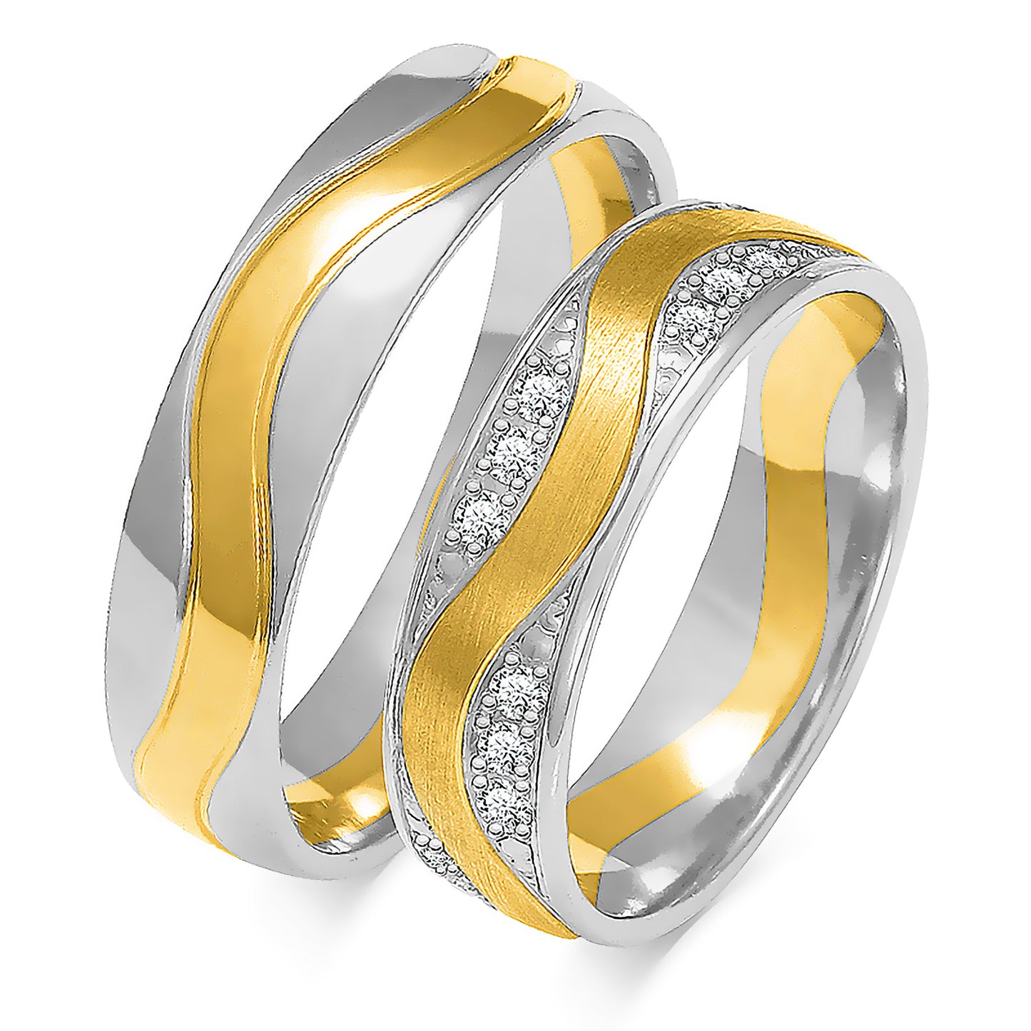 Norelliane 5.50 mm + 5.50 mm - 0,336 ct. Diamanten